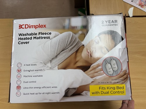 Heated mattress cover dimplex - heated,