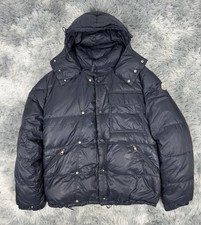 Vintage Genuine Moncler Down Jacket 4 5 Xl Xxl 26”ptp Coat Puffa Blue Maya 
