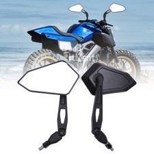 10mm Motorcycle Side Wing Mirrors For Yamaha MT09 MT07 MT03 MT125 900 Tracer