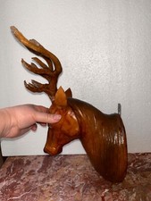 Leather  Deer Head wall
