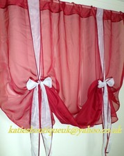 Plain Voile Tie Blinds Net