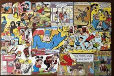 Vintage Comic Characters Paper