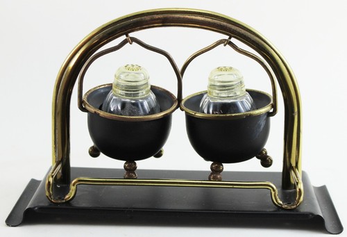 Glass salt pepper black loop - glass-salt, &