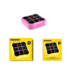 Pink Tic Tac Toe Bolt Game
