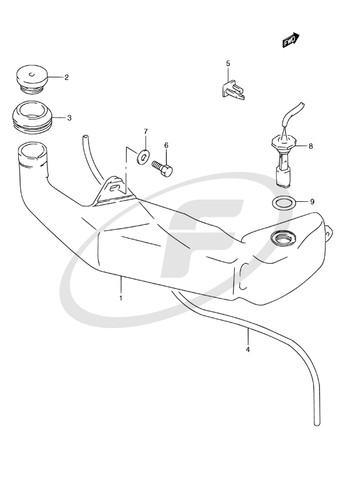Suzuki cap oil tank - suzuki,