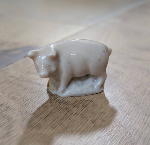 Glazed china pig - glazed,