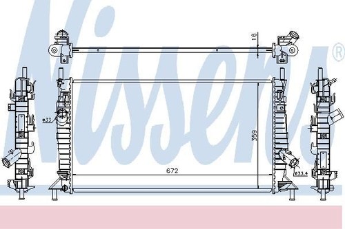 Nissens radiator for ford - nissens,