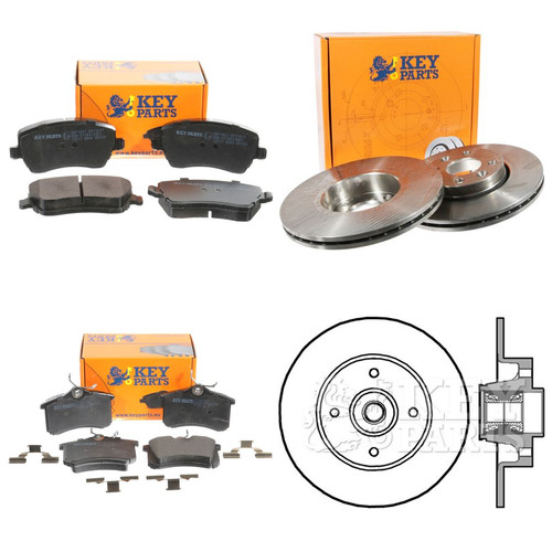 Key parts front - parts, &