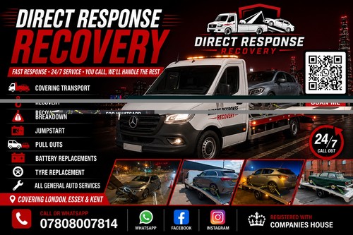 Vehicle recovery breakdown - vehicle,
