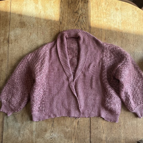 Pink vintage 1950s hand - pink,