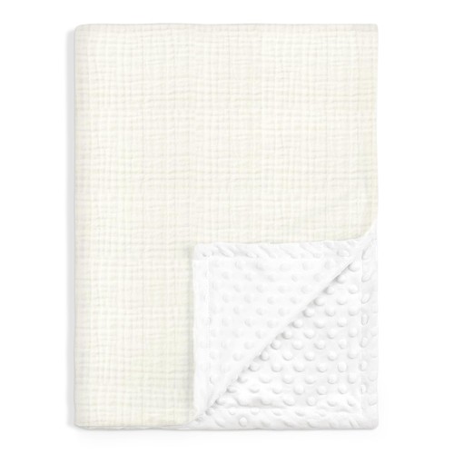 Baby blanket minky muslin - blanket,,