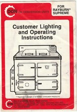 oil conversion literature for Aga. Rayburn cookers