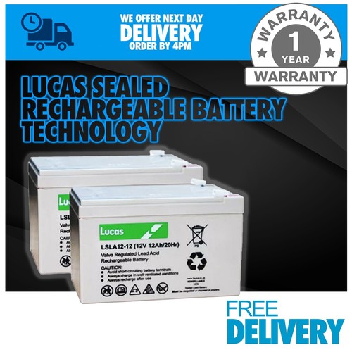 Lucas 12ah batteries pride - 2,