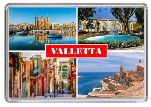 Valletta malta fridge magnet - valletta,