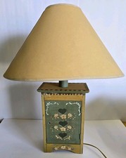VTG HANDPAINTED WOOD TABLE