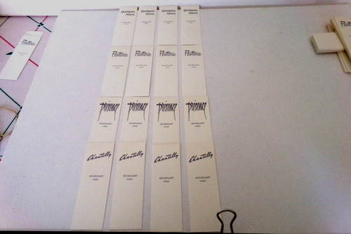 Lot cards scented - cards,