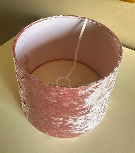 Pink solid fabric drum - solid,