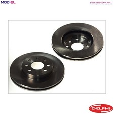 2x BRAKE DISC BG2718 FOR VOLVO