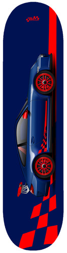 Car art 997 skateboard deck - car,