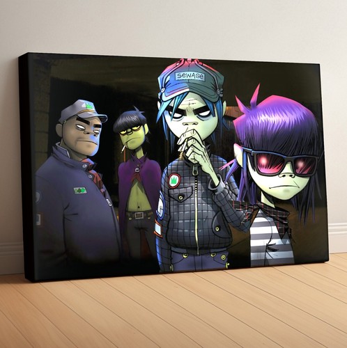 Gorillaz canvas wall - gorillaz,