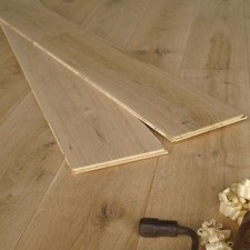 Perfect for UFH 190mm Wide Engineered Oak Flooring - Unfinished Hardwood / ECH9