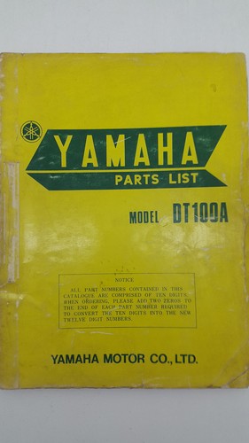 Yamaha motorbike dt100a - yamaha,
