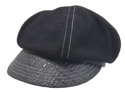 Baker boy cap - cap, black