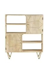 Light Gold Display Cabinet 