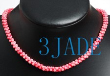 18" Genuine Pink / Red Coral