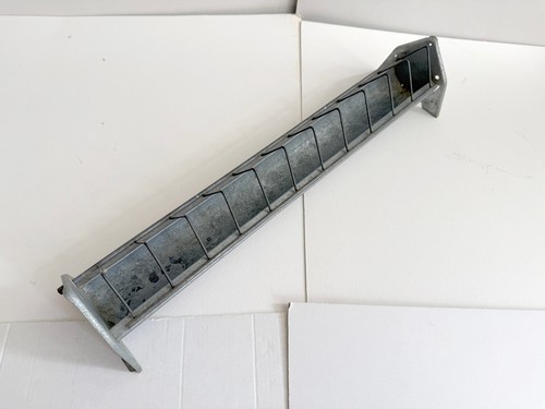 Galvanized chicken trough - galvanized,