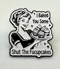 Rude Housewife Enamel Pin