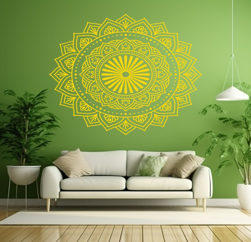 Boho mandala wall sticker - boho,