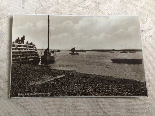 Quay and river aldeburgh - quay,