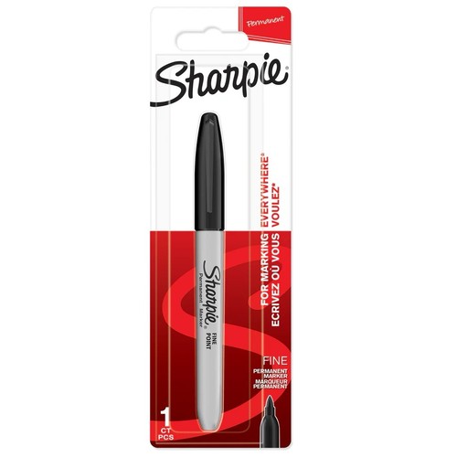 Sharpie black fine point - x,