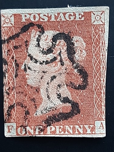 Red penny 1841 - 1d.red,