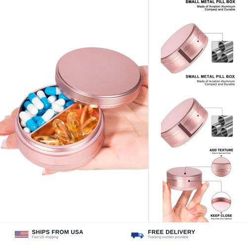 Small pill case compartment - pill,