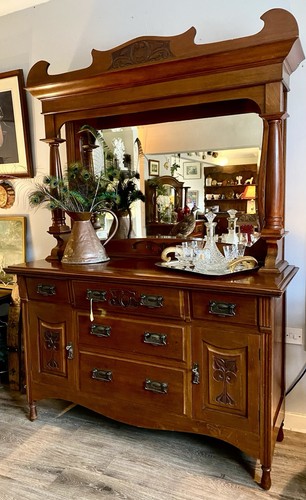 Impressive edwardian mirror - impressive,