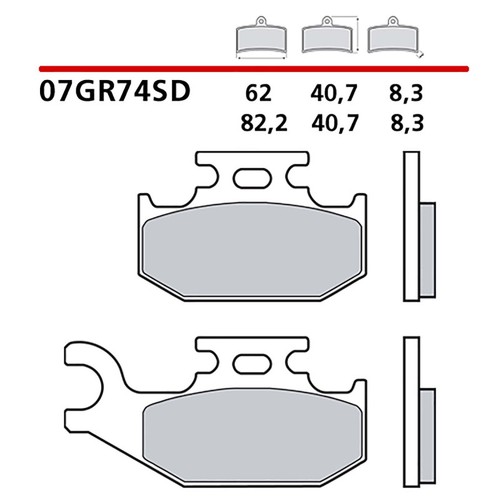 Brembo rear brake - brake, fit