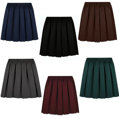 Girls box pleated school - pleated,