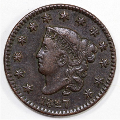 1827 coronet matron head - 1c,