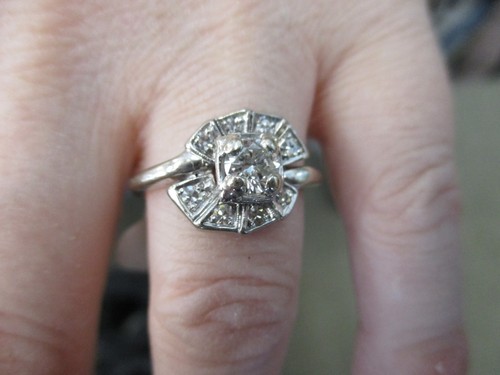 Victorian diamond ring - diamond,