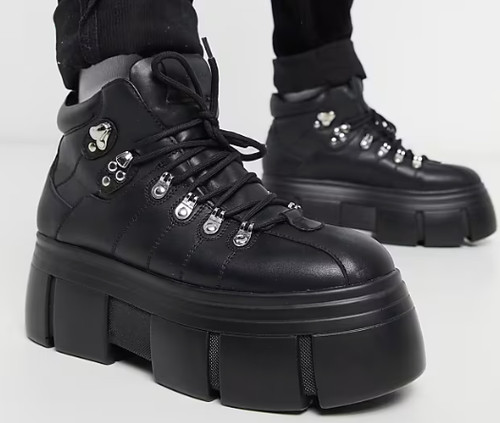 Asos design goth chunky - goth, lace