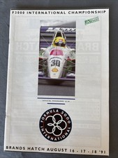 Race Programme 17 August 1991 Brands Hatch International F3000 First A4