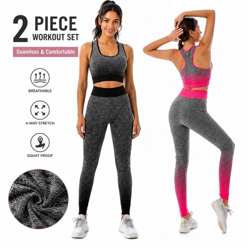 Gym yoga leggings top - top, set