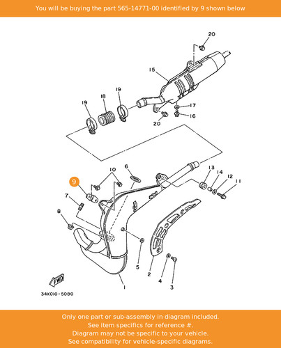 Yamaha stay muffler 1 - yamaha,
