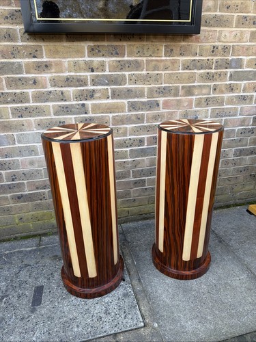 Pair art deco - art, rosewood