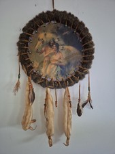Native American Dream Catcher Indian 24"  Genuine Vintage ,  Apache