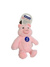 Fluffy Pig Plush  Dog Toy
