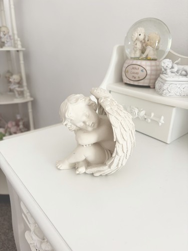 Vintage cherub angel white - vintage,