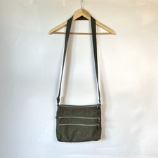 KIPLING Green zipped canvas
